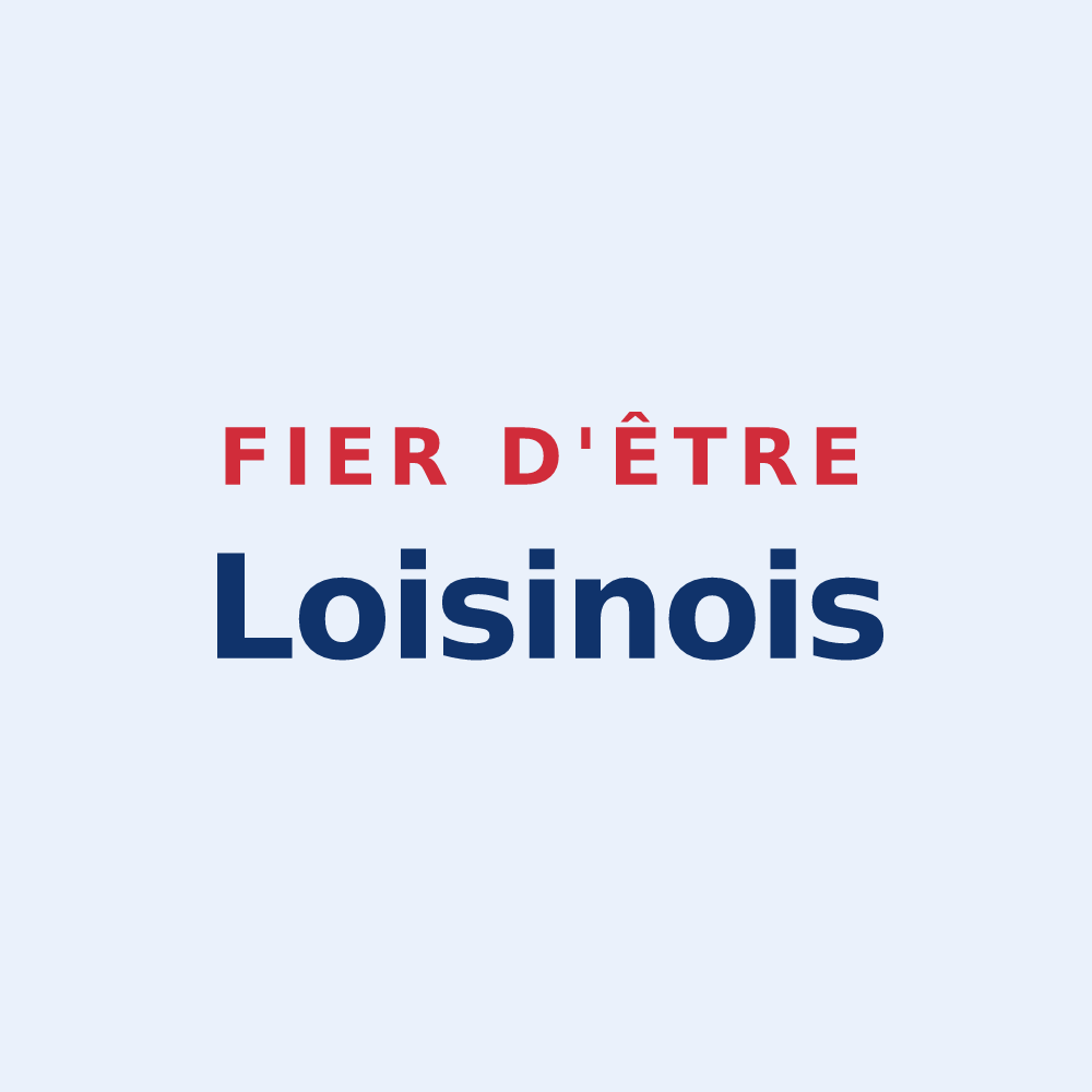 Sticker « Fier d'être Loisinois » — design pour Loisin