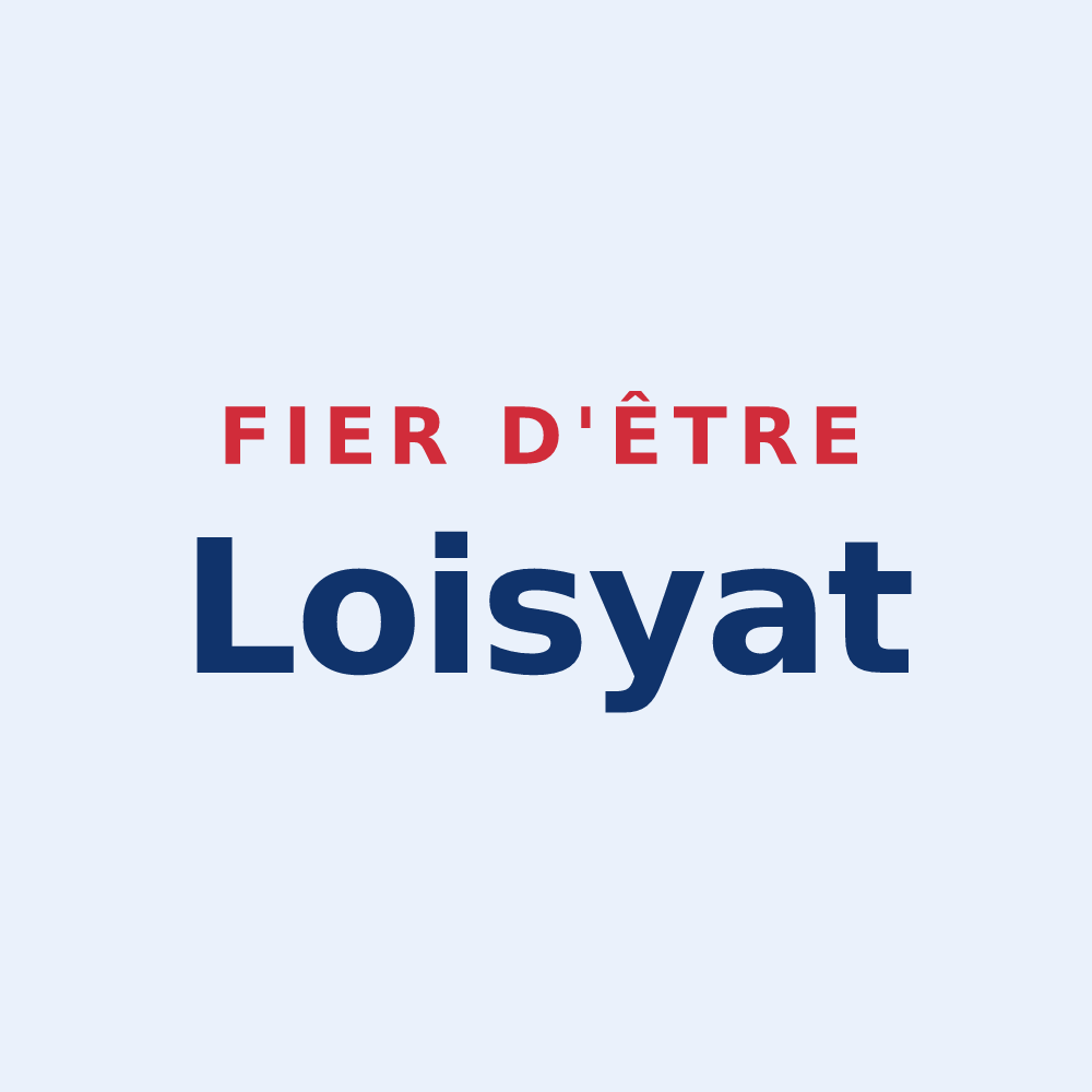 Sticker « Fier d'être Loisyat » — design pour Loisy-sur-Marne