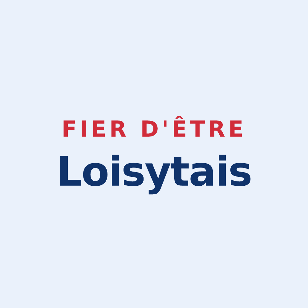 Sticker « Fier d'être Loisytais » — design pour Loisy