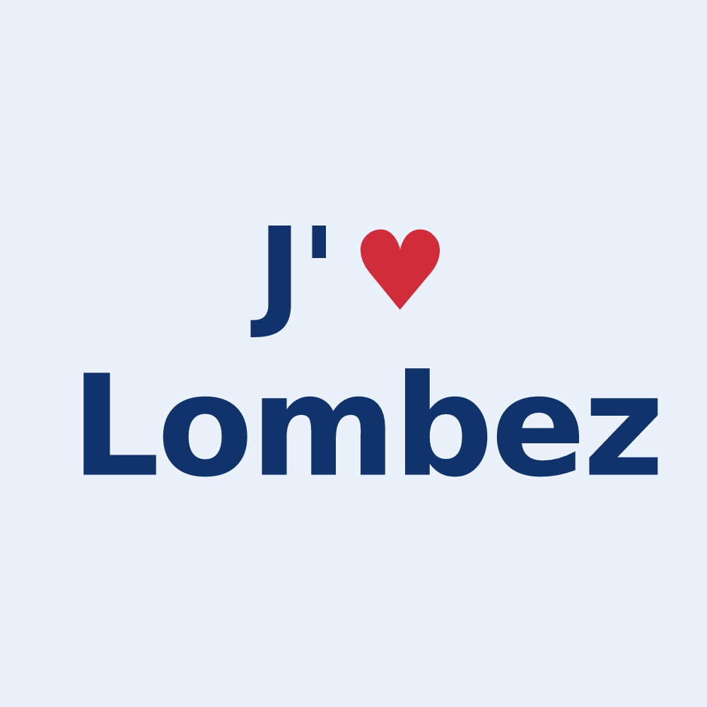 Sticker personnalisé Lombez — design J'aime Lombez