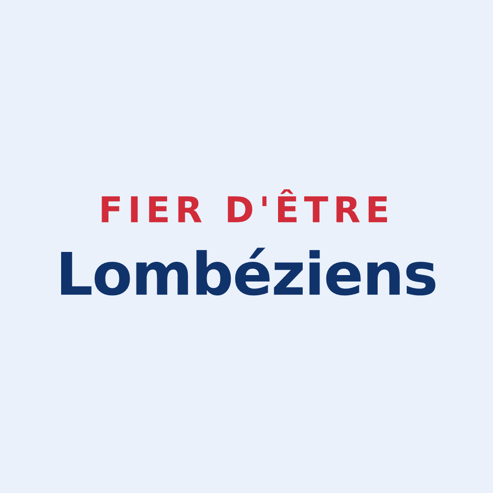 Sticker « Fier d'être Lombéziens » — design pour Lombez