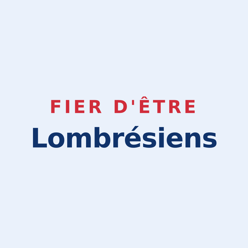 Sticker « Fier d'être Lombrésiens » — design pour Lombrès
