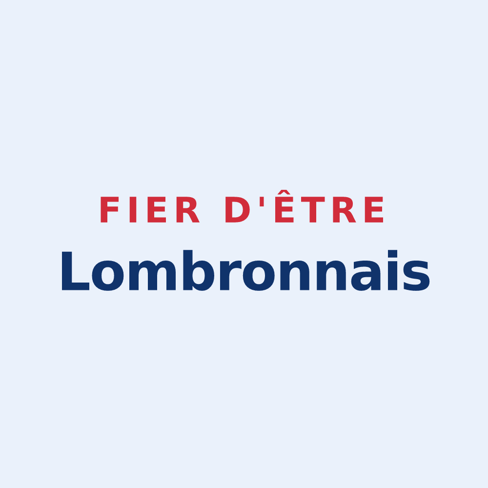 Sticker « Fier d'être Lombronnais » — design pour Lombron
