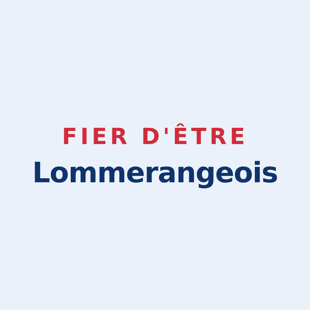 Sticker « Fier d'être Lommerangeois » — design pour Lommerange