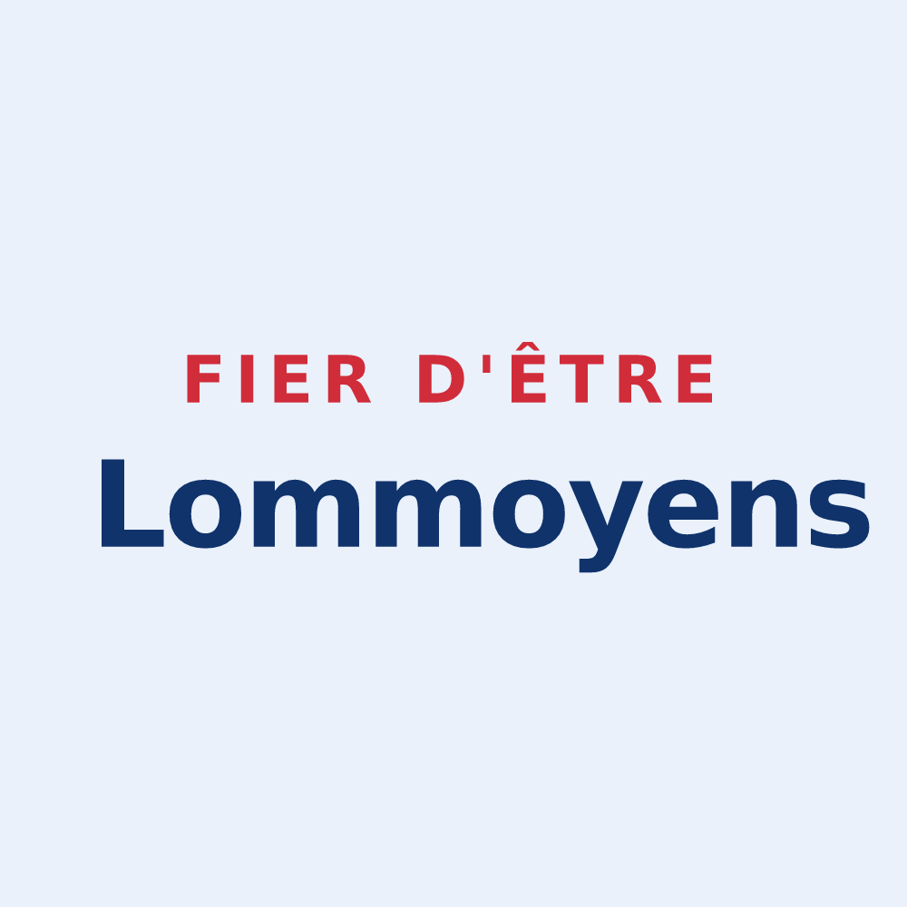 Sticker « Fier d'être Lommoyens » — design pour Lommoye