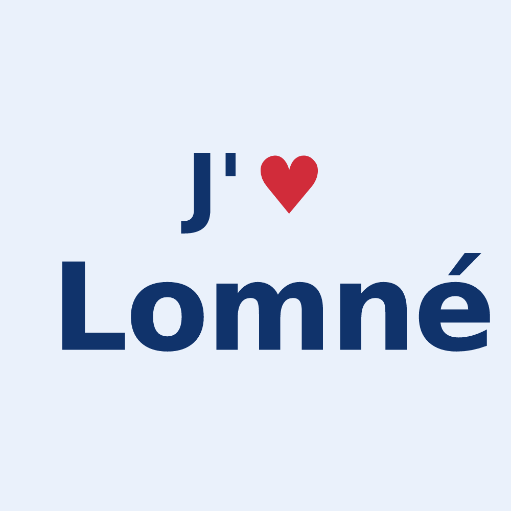 Sticker personnalisé Lomné — design J'aime Lomné
