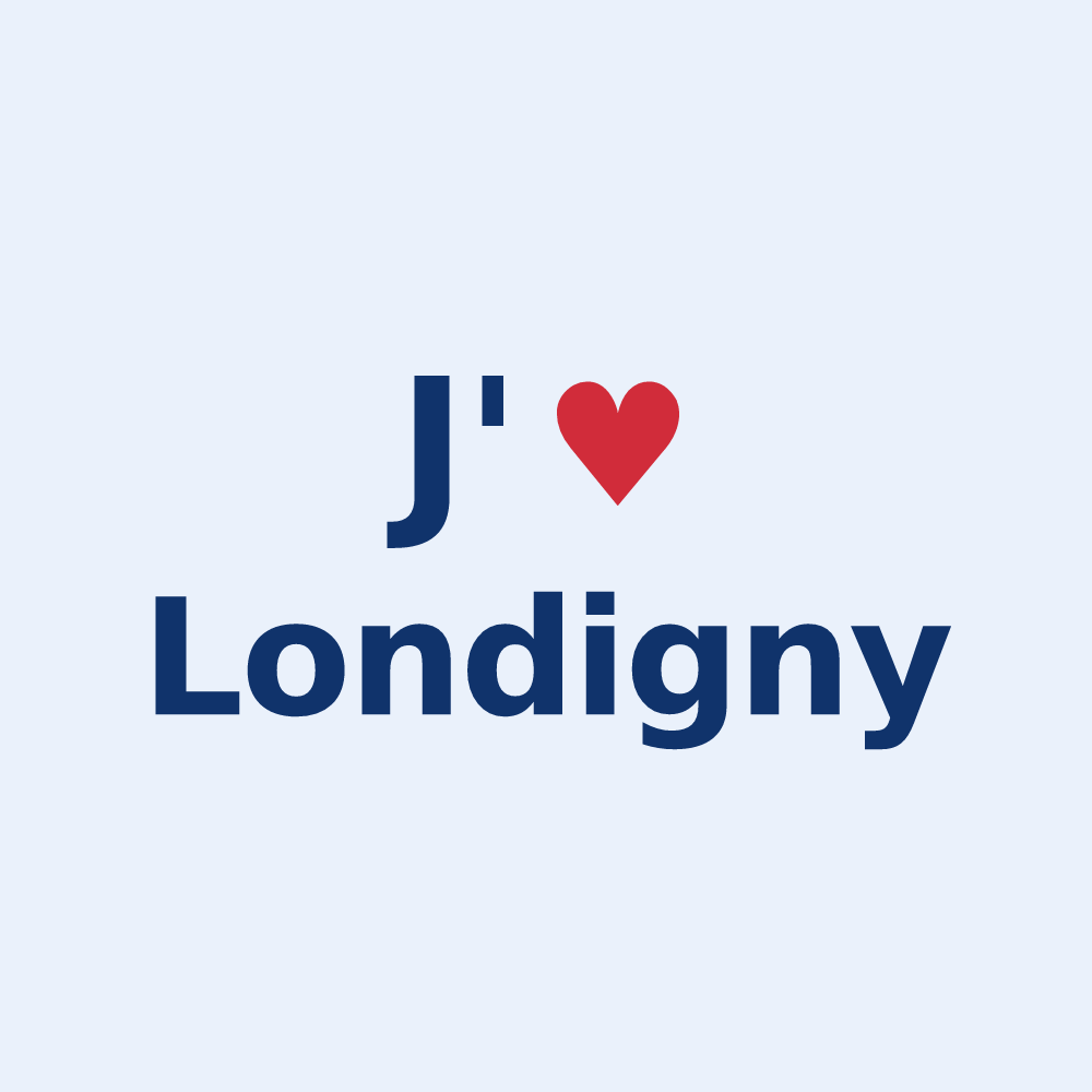 Sticker personnalisé Londigny — design J'aime Londigny