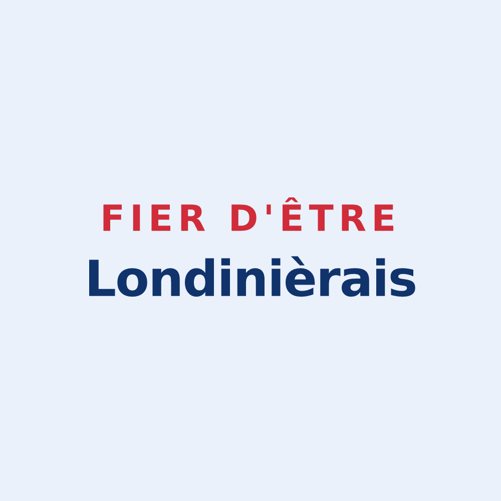 Sticker « Fier d'être Londinièrais » — design pour Londinières