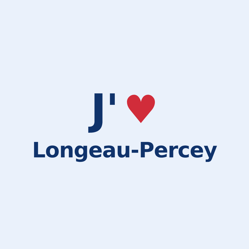 Sticker personnalisé Longeau-Percey — design J'aime Longeau-Percey