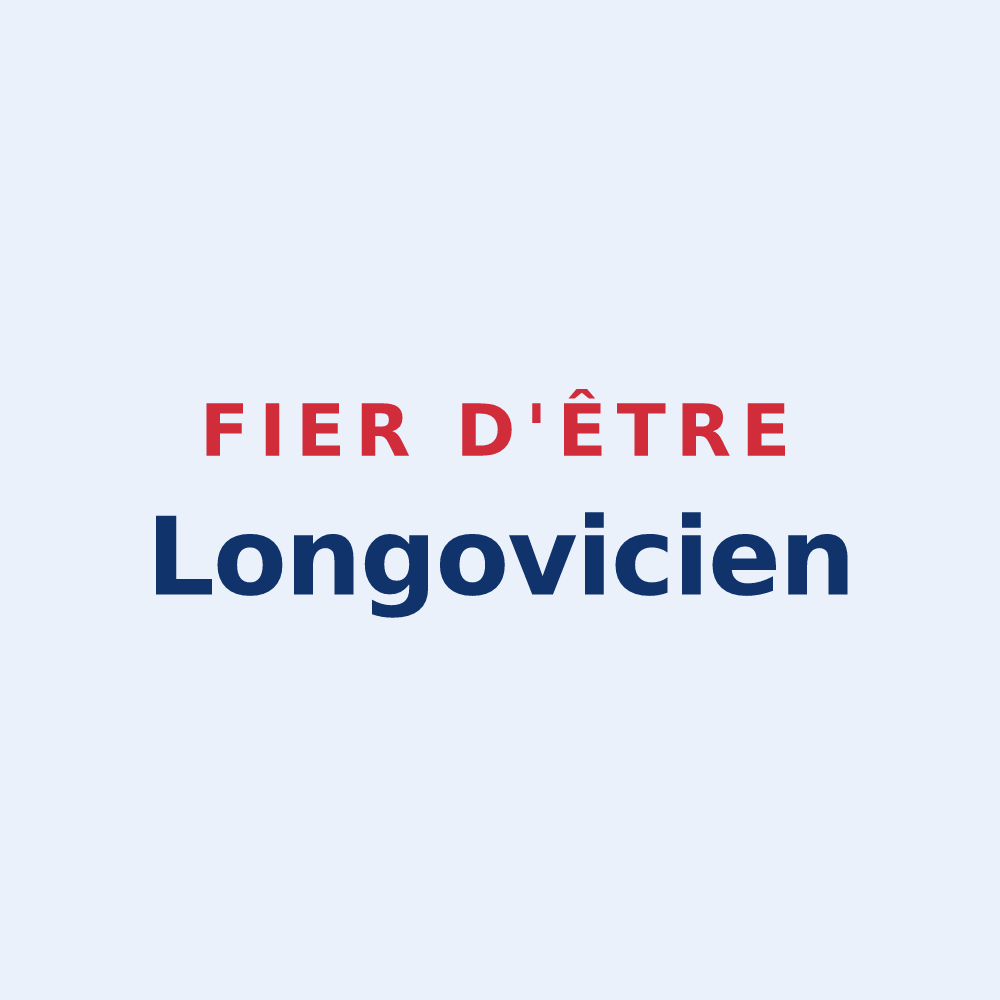 Sticker « Fier d'être Longovicien » — design pour Longeaux