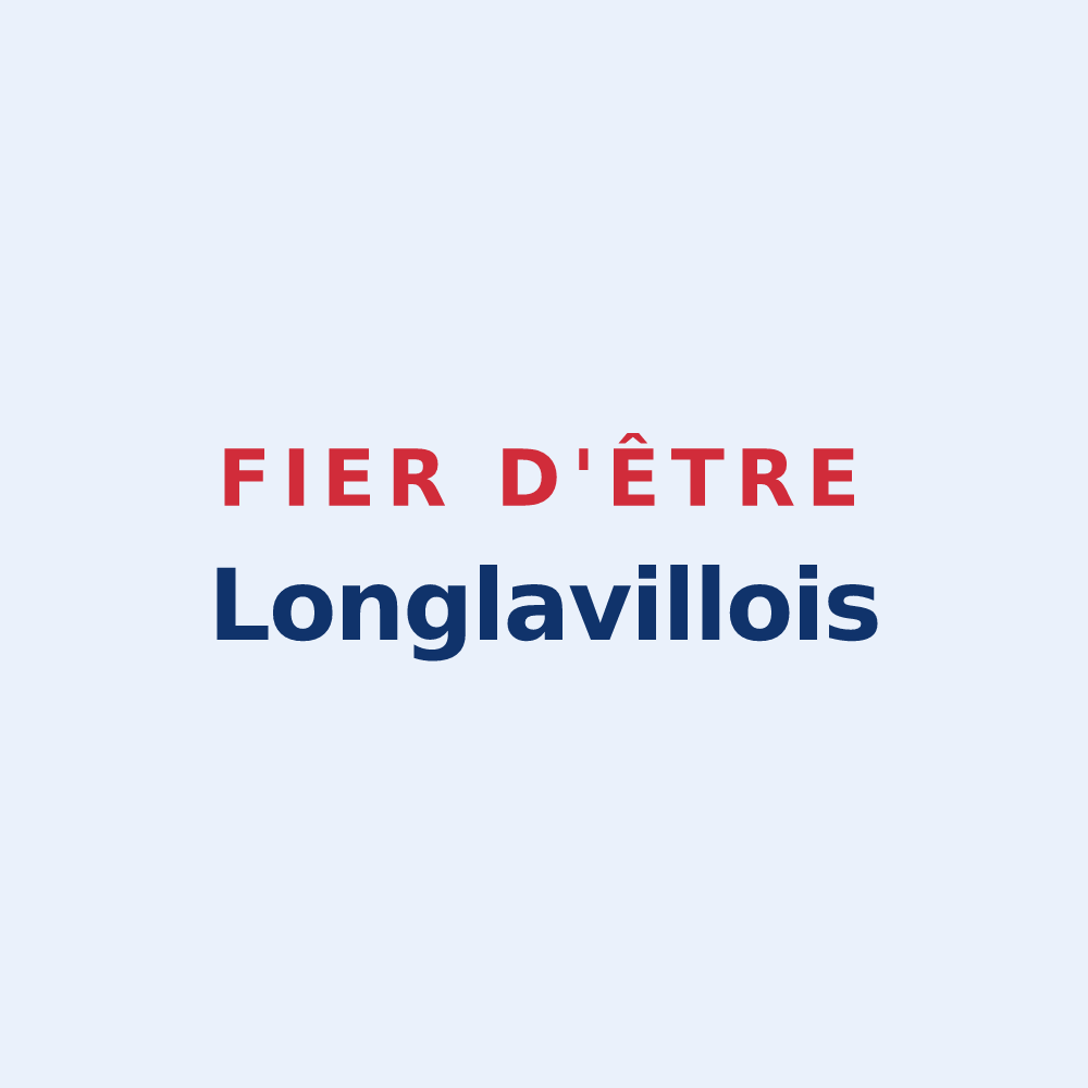 Sticker « Fier d'être Longlavillois » — design pour Longlaville