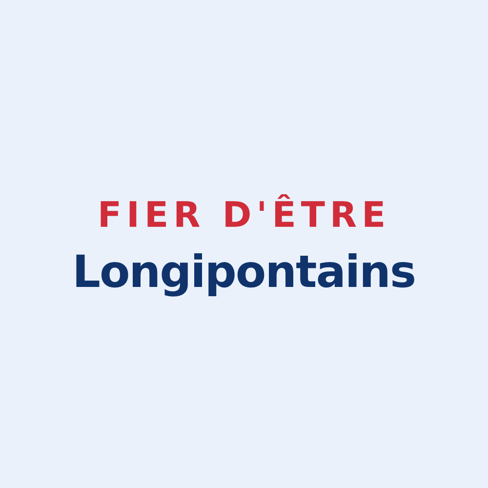 Sticker « Fier d'être Longipontains » — design pour Longpont-sur-Orge