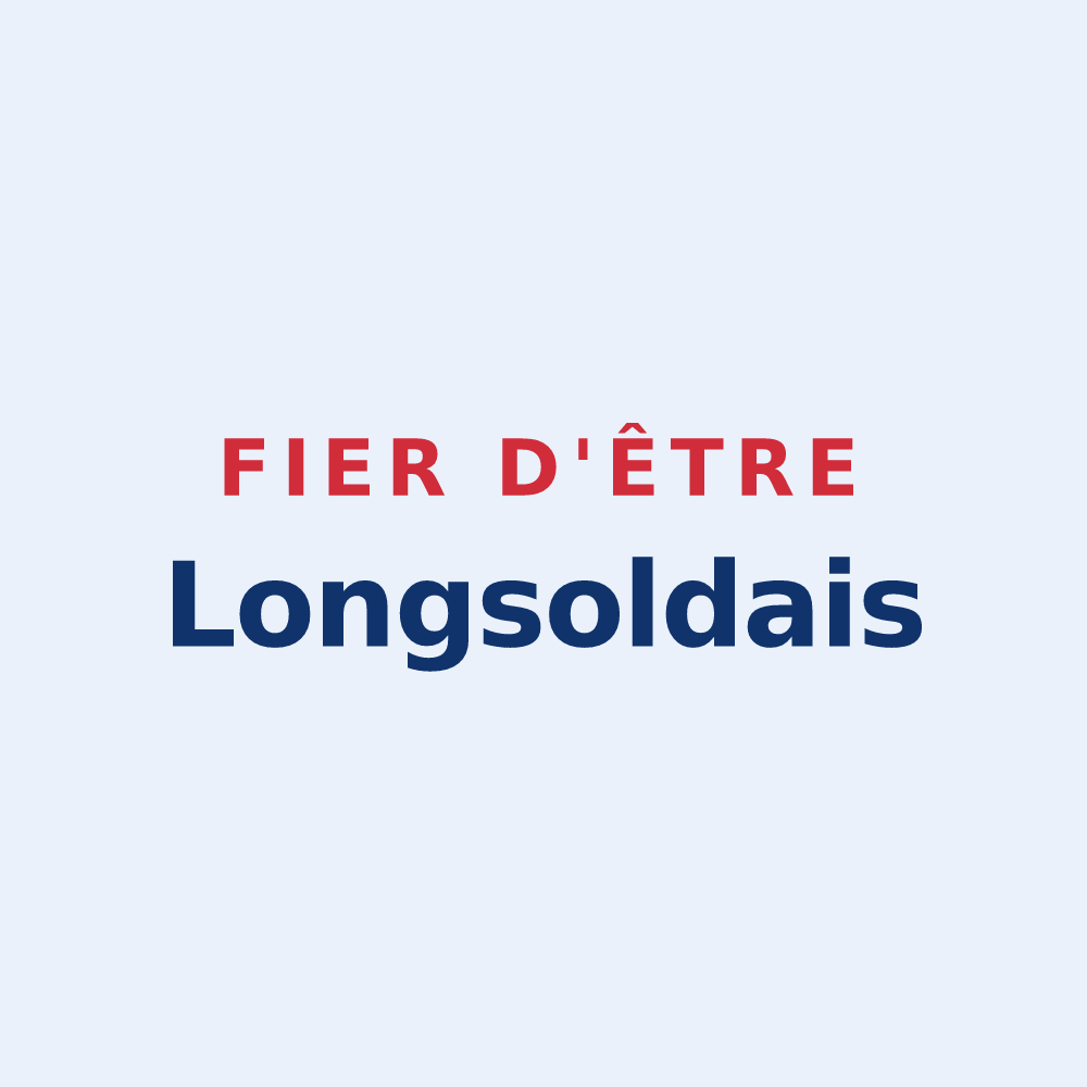 Sticker « Fier d'être Longsoldais » — design pour Longsols