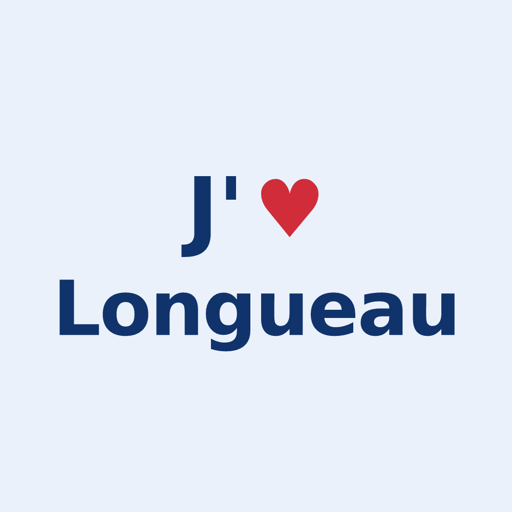 Sticker personnalisé Longueau — design J'aime Longueau