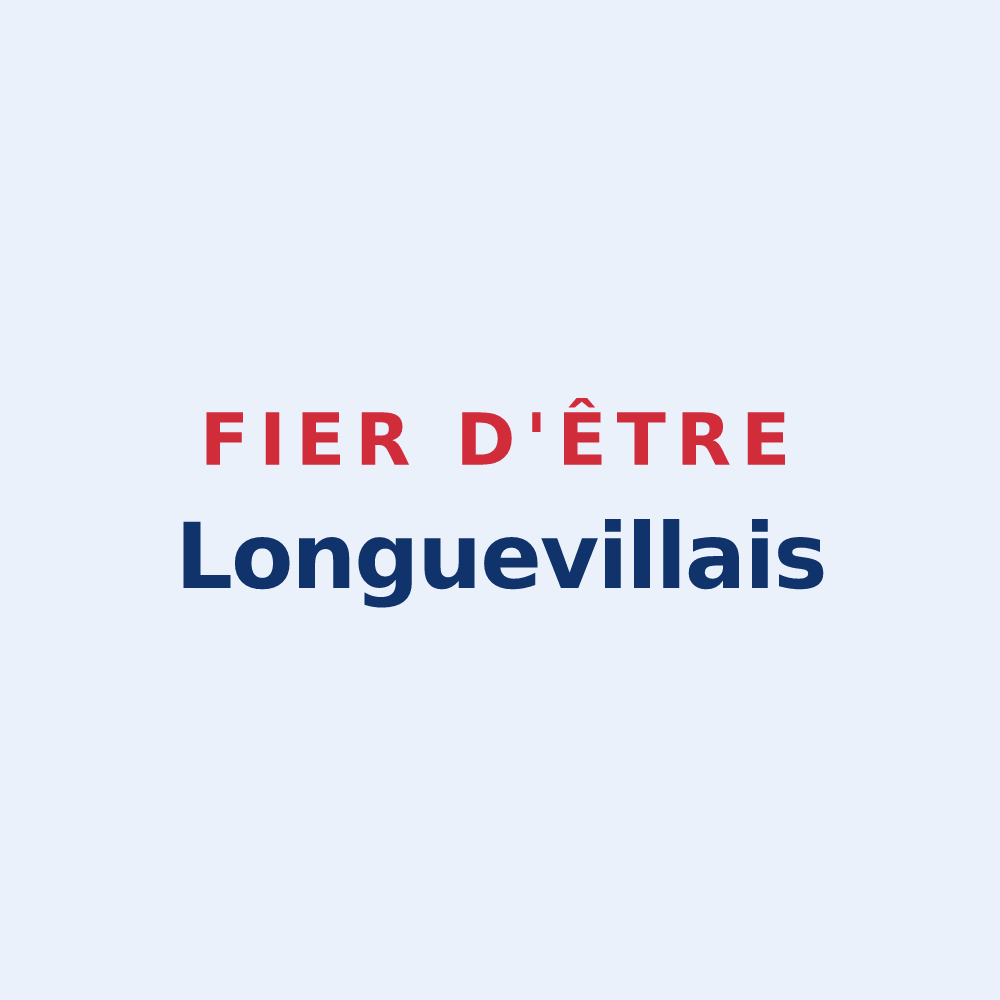Sticker « Fier d'être Longuevillais » — design pour Longueville-sur-Scie