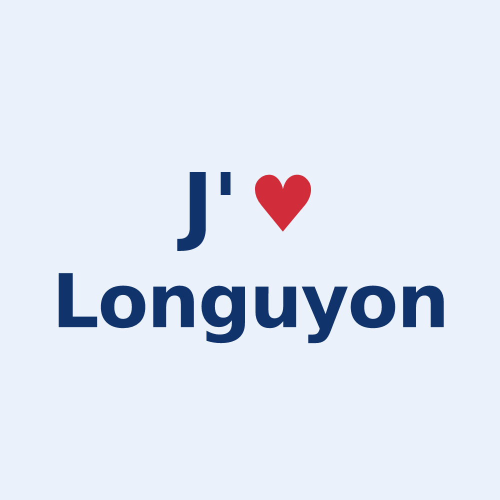 Sticker personnalisé Longuyon — design J'aime Longuyon