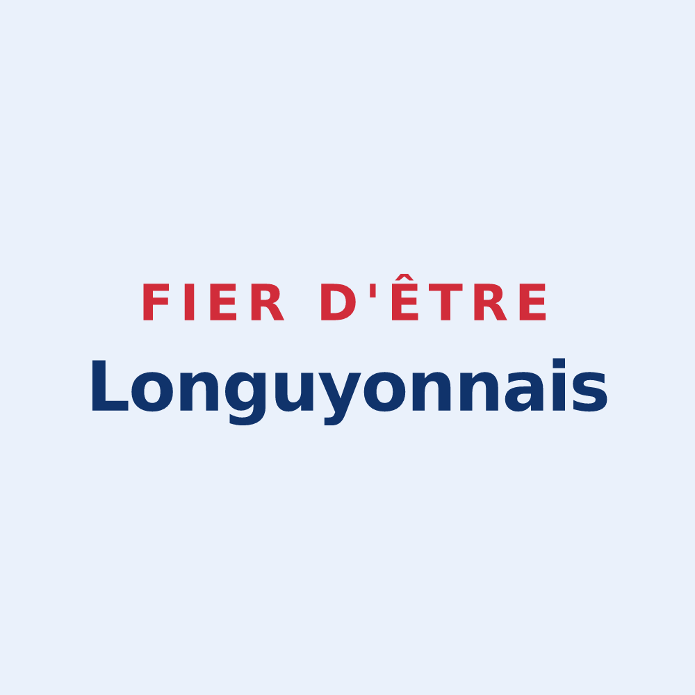 Sticker « Fier d'être Longuyonnais » — design pour Longuyon