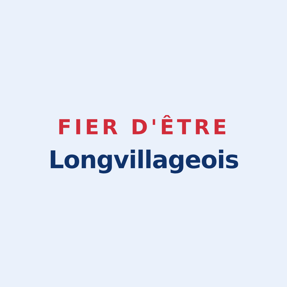 Sticker « Fier d'être Longvillageois » — design pour Longvilliers