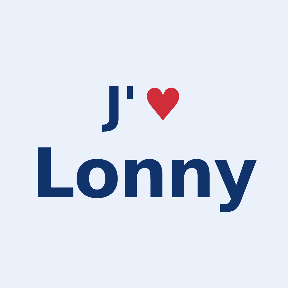 Sticker personnalisé Lonny — design J'aime Lonny