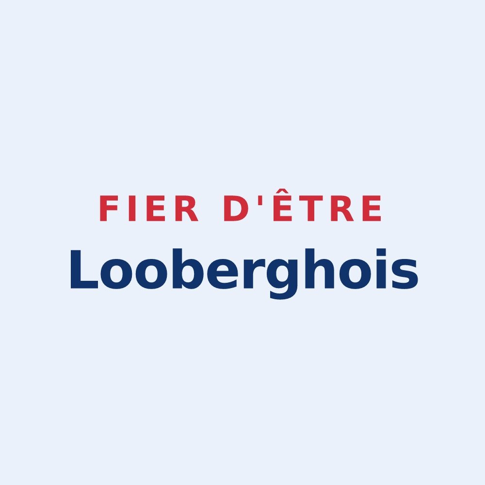 Sticker « Fier d'être Looberghois » — design pour Looberghe