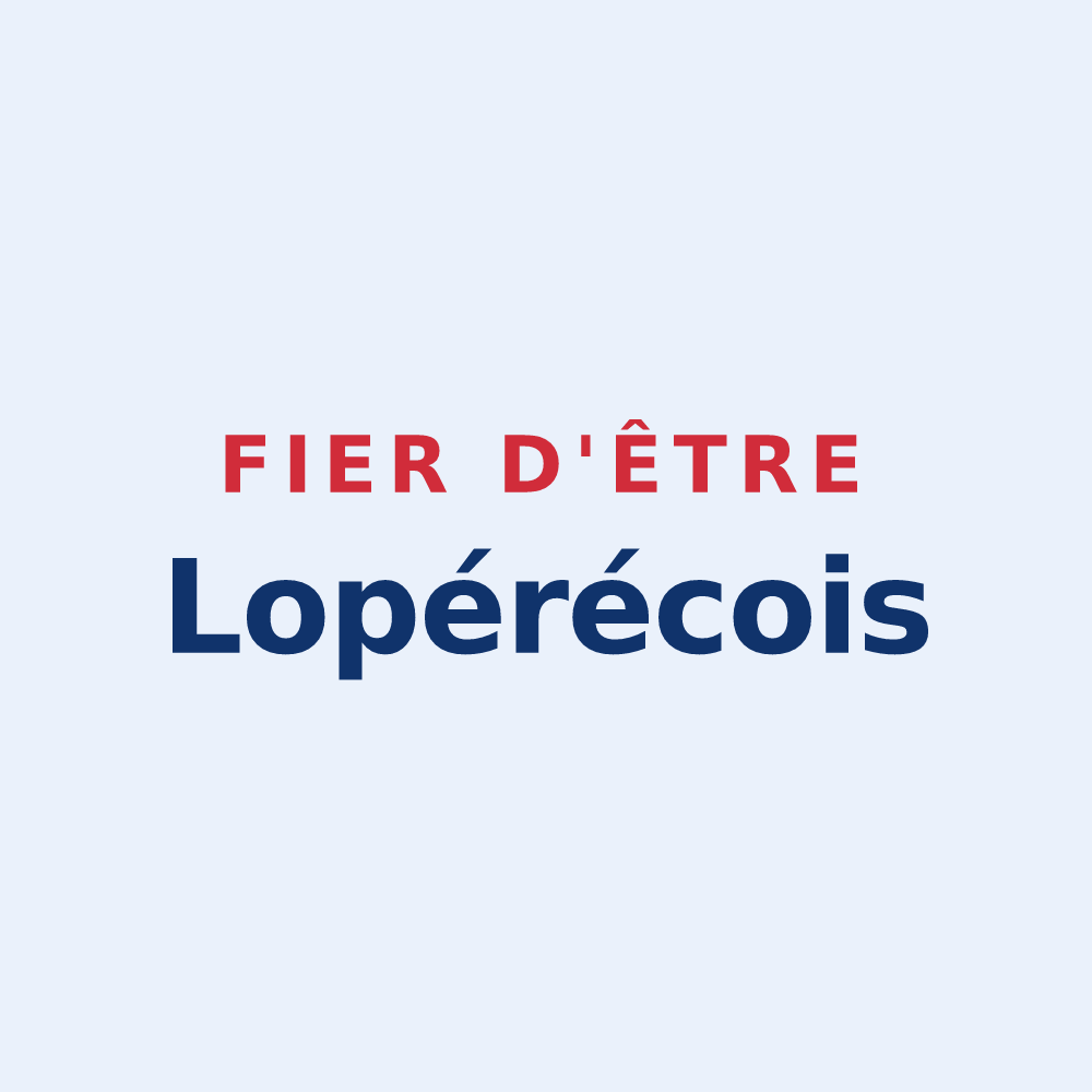 Sticker « Fier d'être Lopérécois » — design pour Lopérec