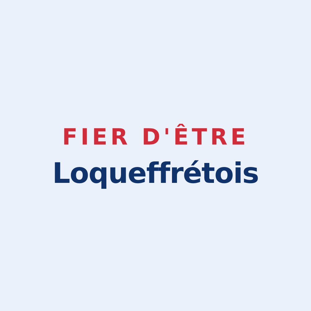 Sticker « Fier d'être Loqueffrétois » — design pour Loqueffret
