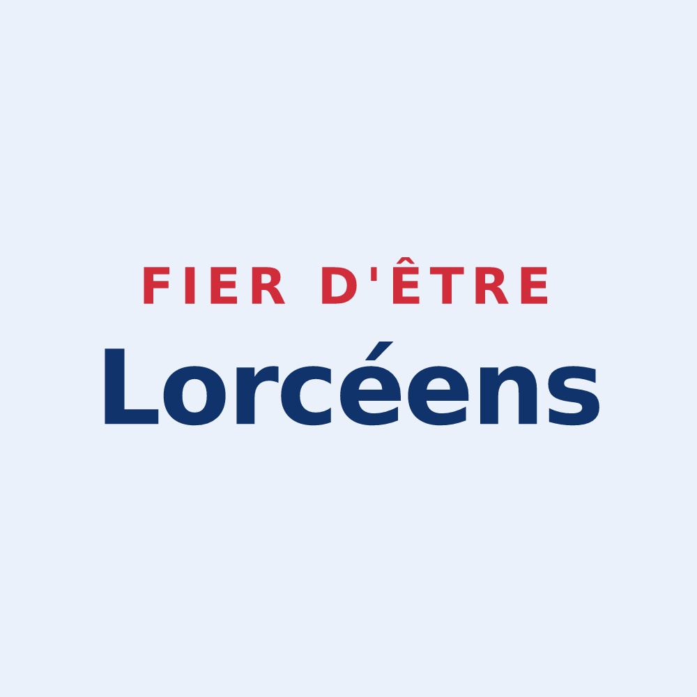 Sticker « Fier d'être Lorcéens » — design pour Lorcy