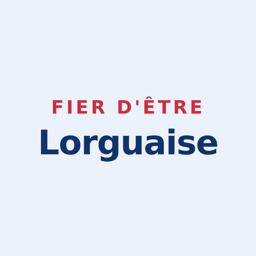 Sticker « Fier d'être Lorguaise » — design pour Lorgues