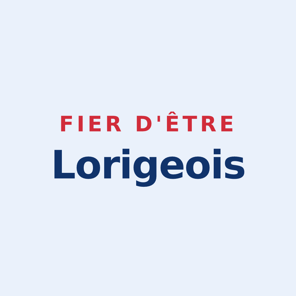 Sticker « Fier d'être Lorigeois » — design pour Loriges