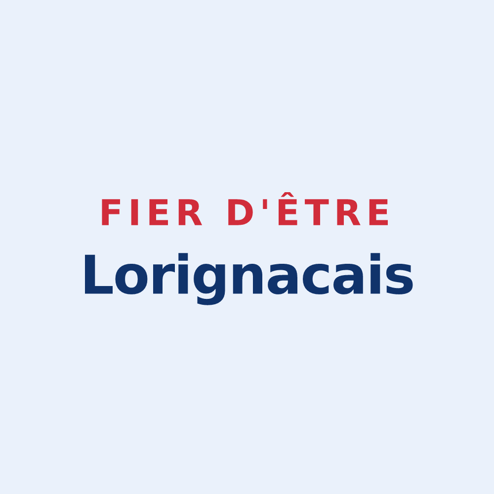 Sticker « Fier d'être Lorignacais » — design pour Lorignac