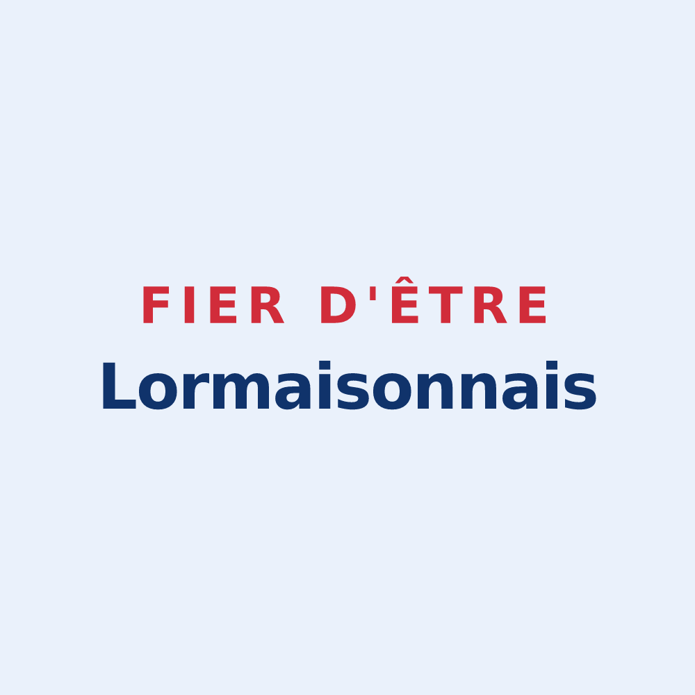 Sticker « Fier d'être Lormaisonnais » — design pour Lormaison