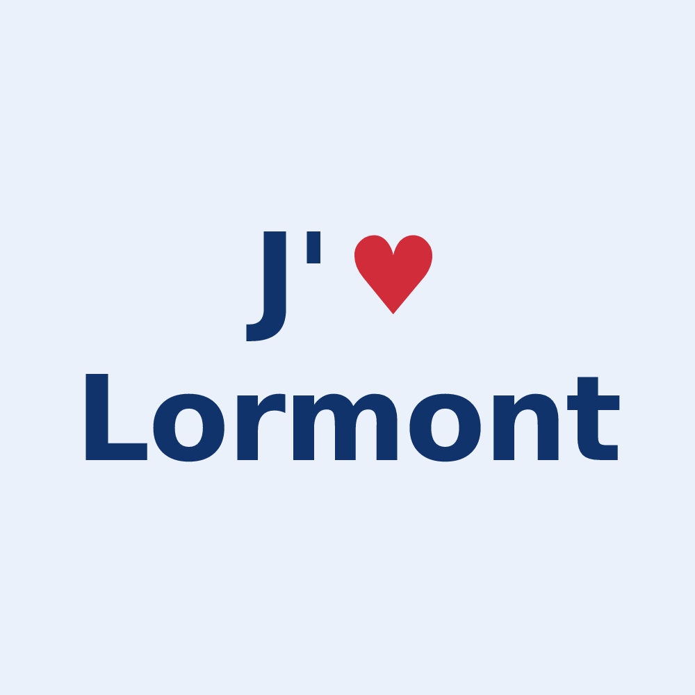 Sticker personnalisé Lormont — design J'aime Lormont
