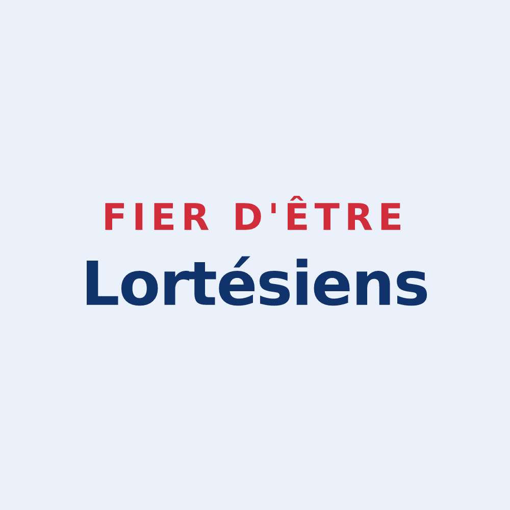 Sticker « Fier d'être Lortésiens » — design pour Lortet