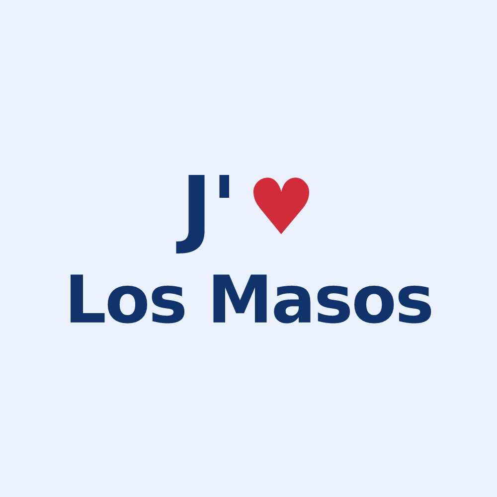 Sticker personnalisé Los Masos — design J'aime Los Masos