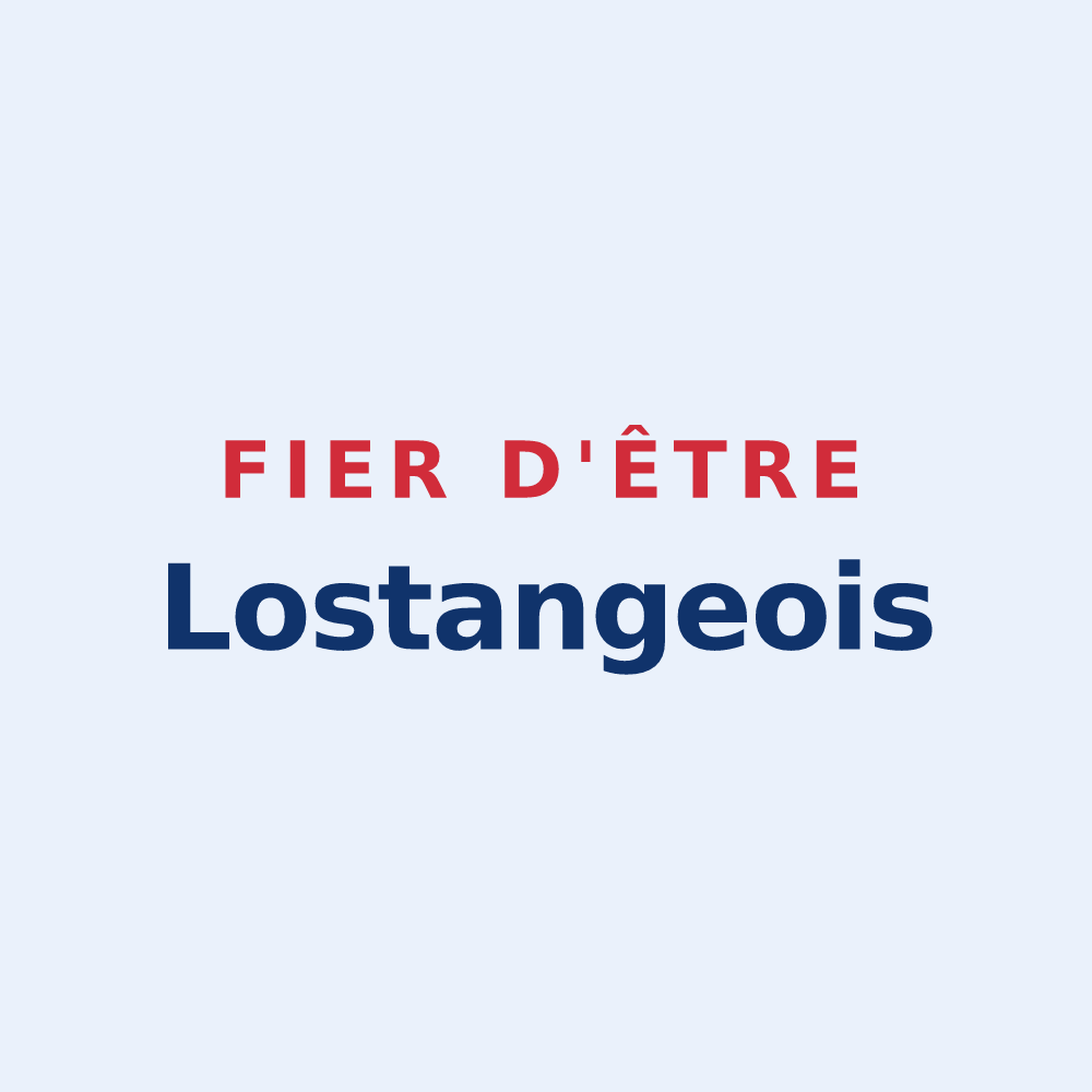 Sticker « Fier d'être Lostangeois » — design pour Lostanges