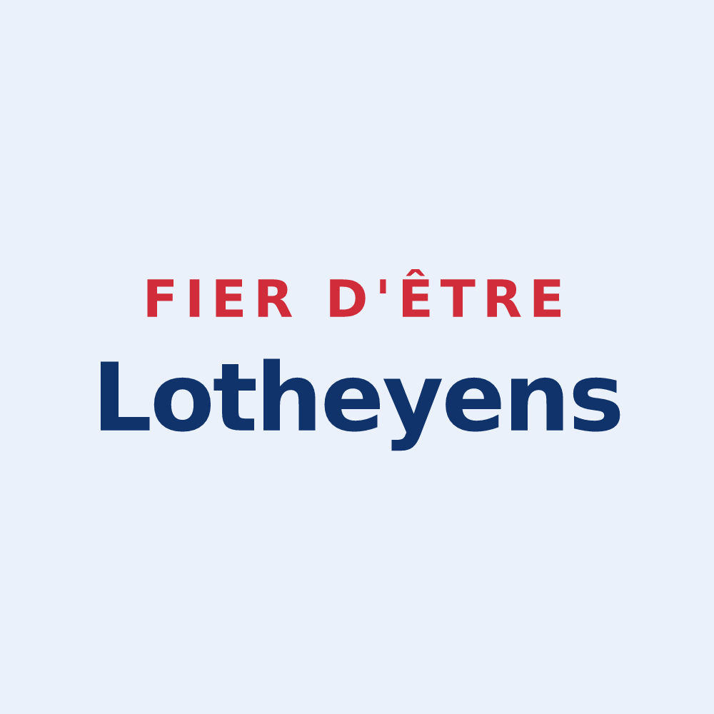 Sticker « Fier d'être Lotheyens » — design pour Lothey