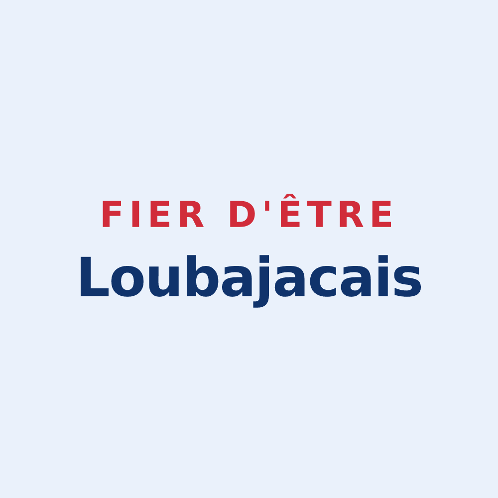 Sticker « Fier d'être Loubajacais » — design pour Loubajac