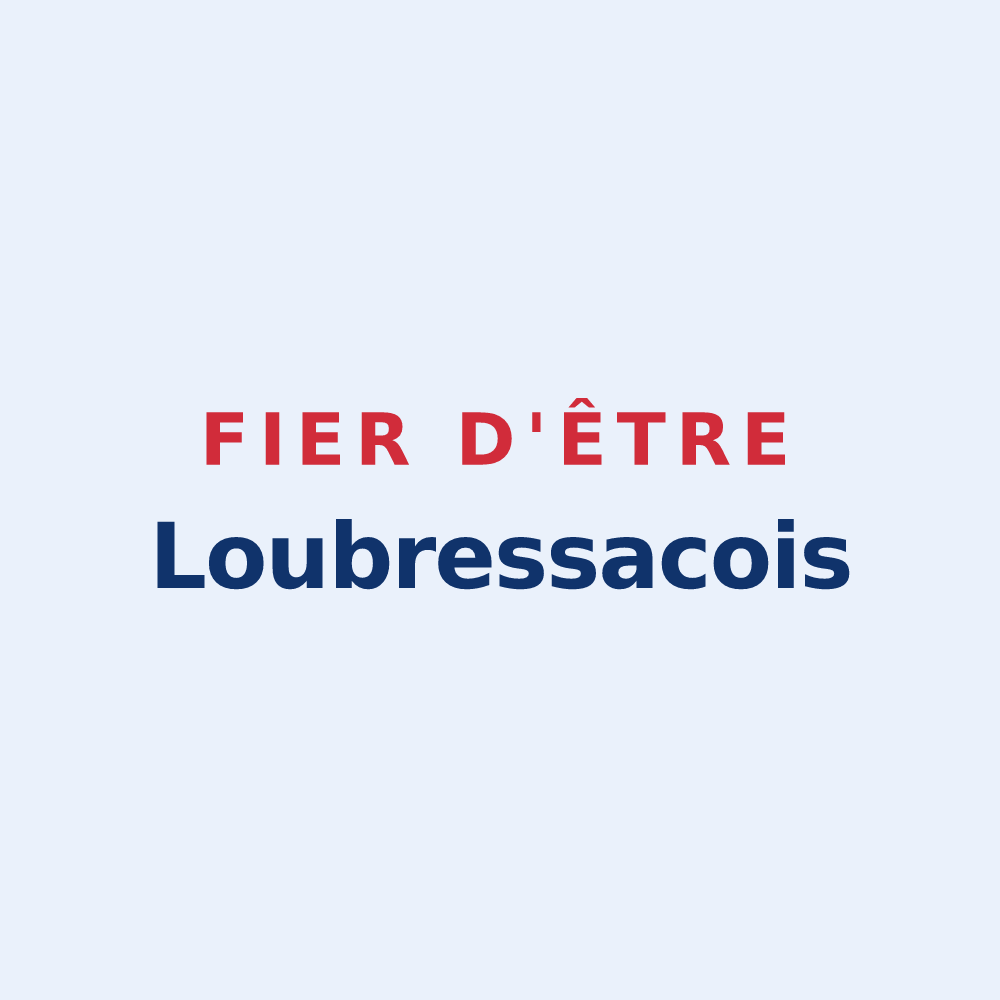 Sticker « Fier d'être Loubressacois » — design pour Loubressac