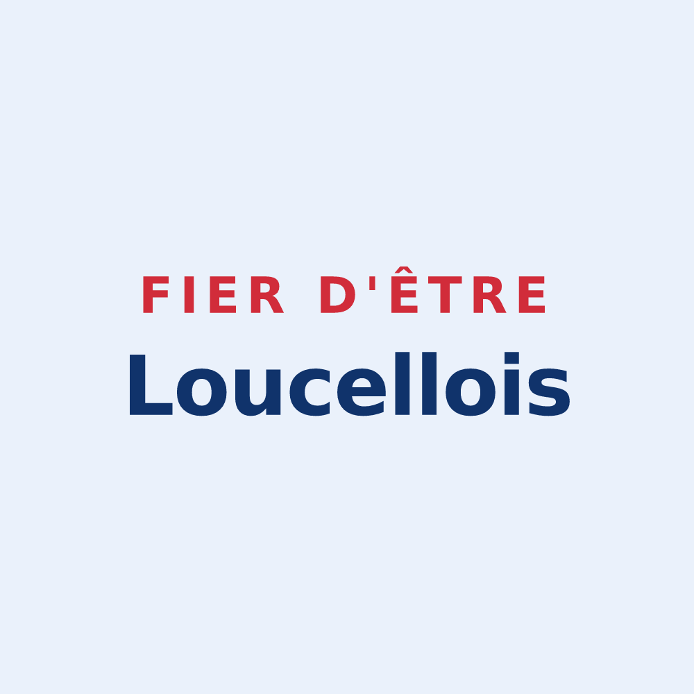 Sticker « Fier d'être Loucellois » — design pour Loucelles
