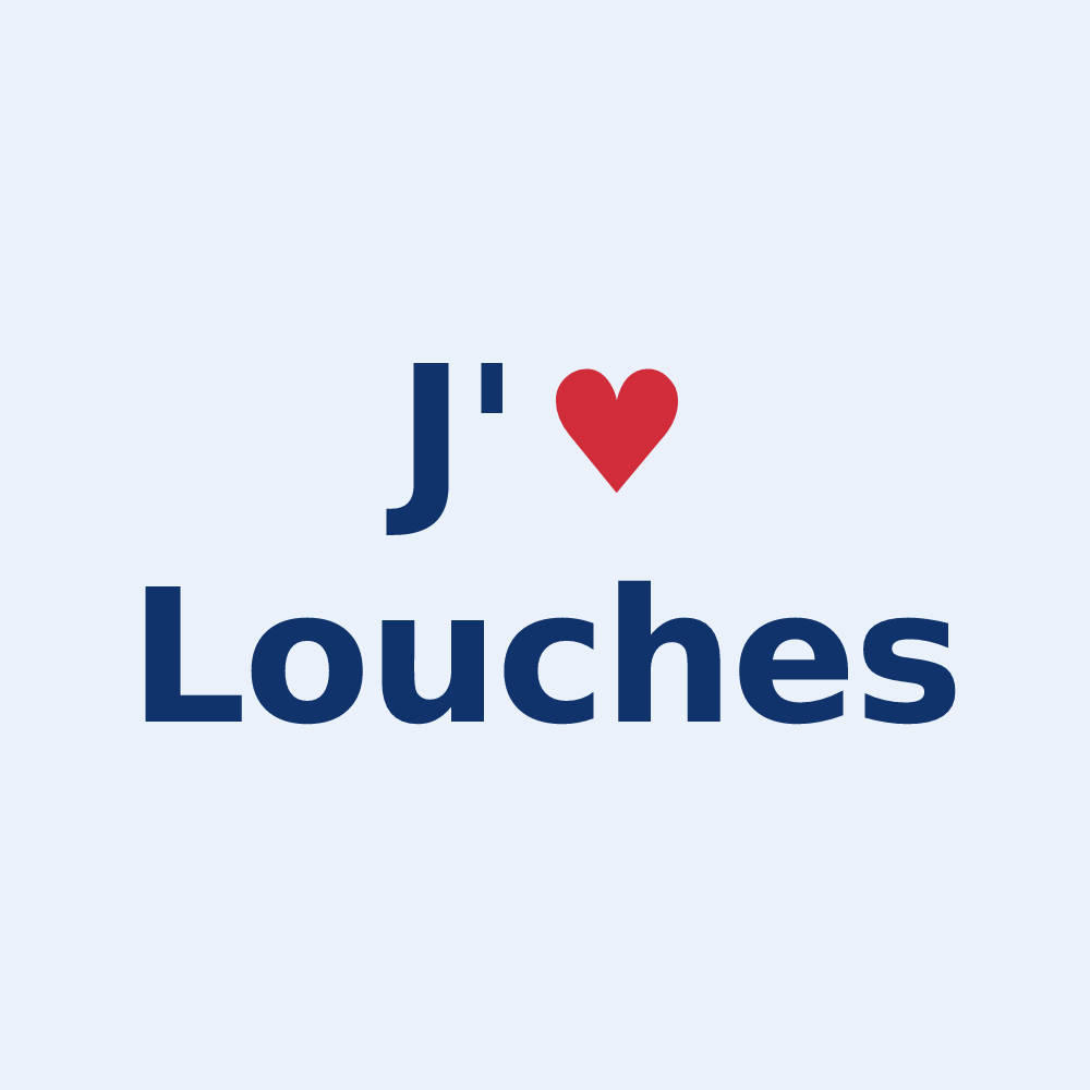 Sticker personnalisé Louches — design J'aime Louches