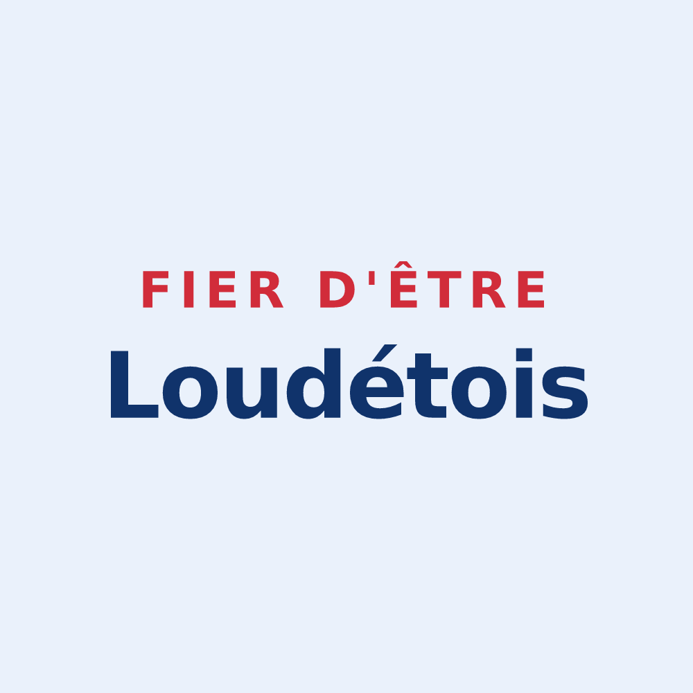 Sticker « Fier d'être Loudétois » — design pour Loudet