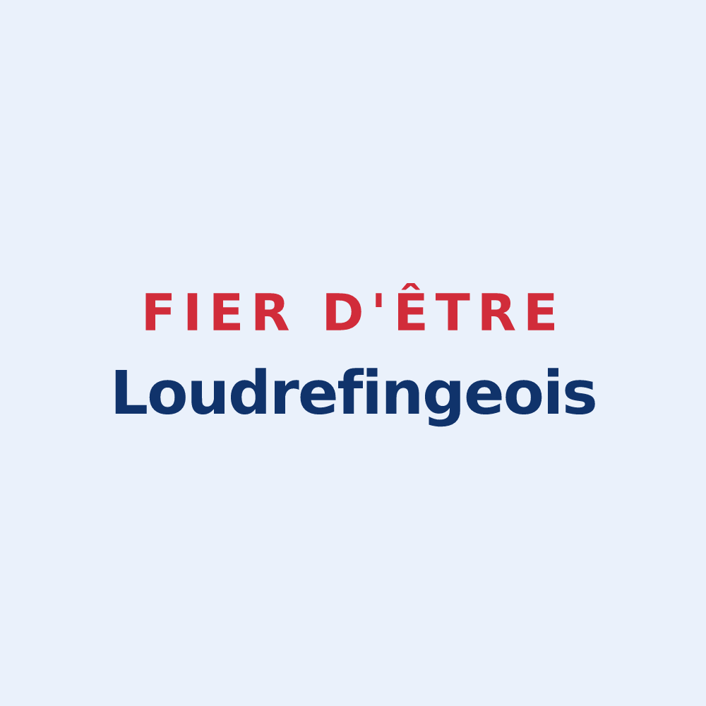 Sticker « Fier d'être Loudrefingeois » — design pour Loudrefing