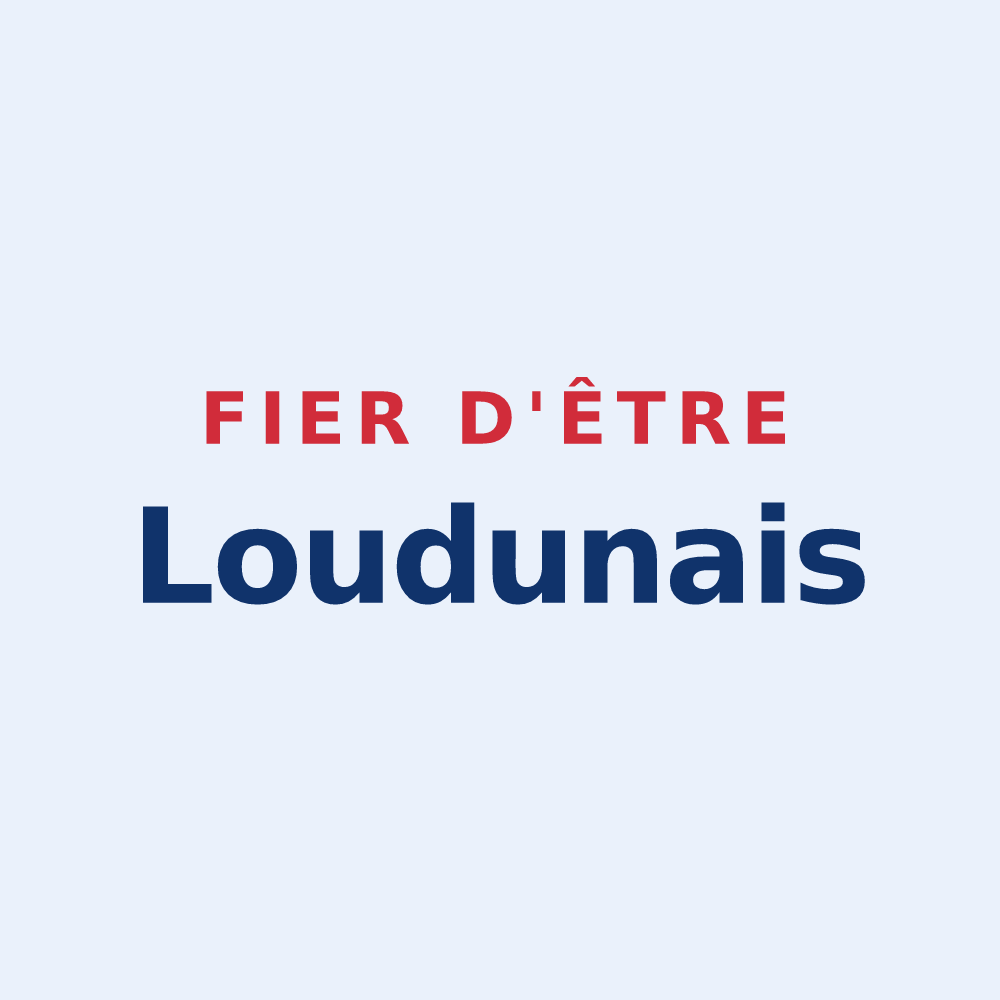 Sticker « Fier d'être Loudunais » — design pour Loudun