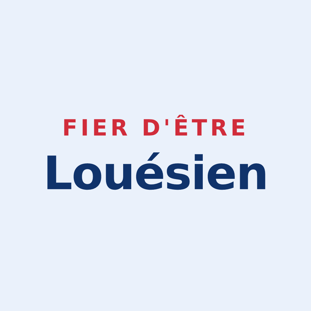 Sticker « Fier d'être Louésien » — design pour Loué