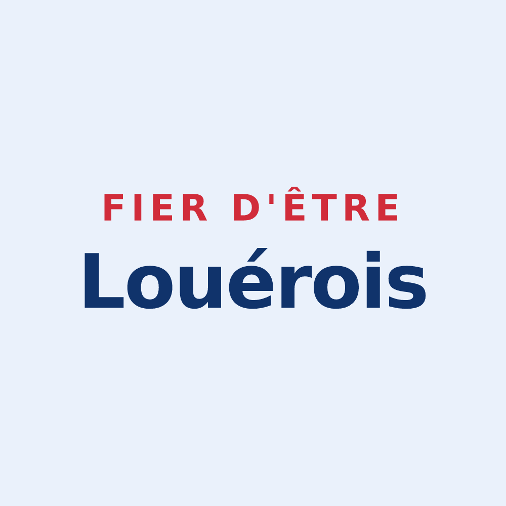 Sticker « Fier d'être Louérois » — design pour Louer