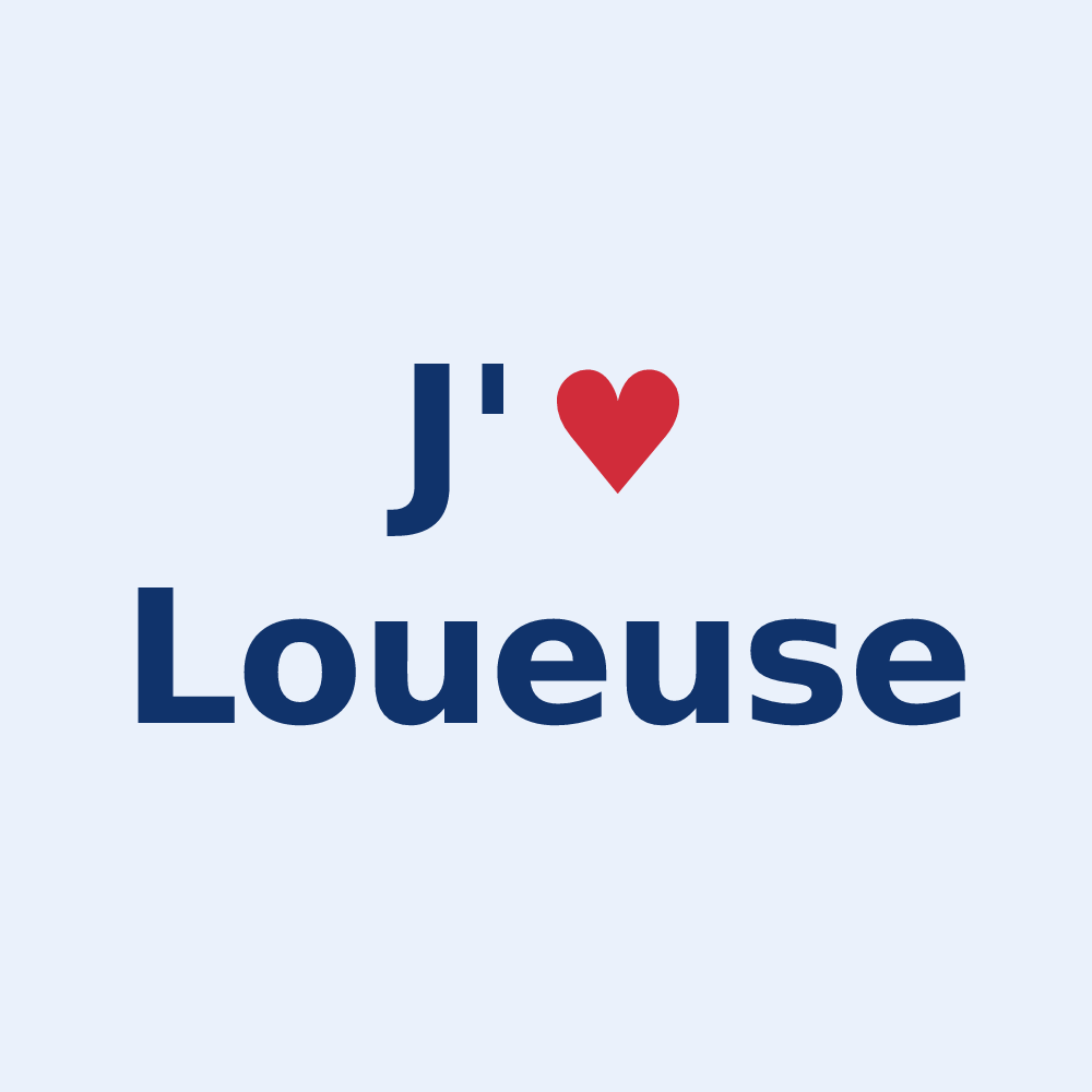 Sticker personnalisé Loueuse — design J'aime Loueuse