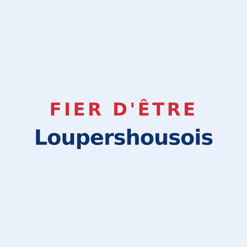 Sticker « Fier d'être Loupershousois » — design pour Loupershouse