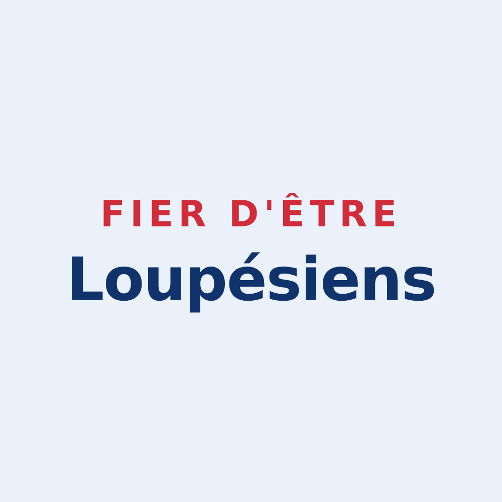 Sticker « Fier d'être Loupésiens » — design pour Loupes