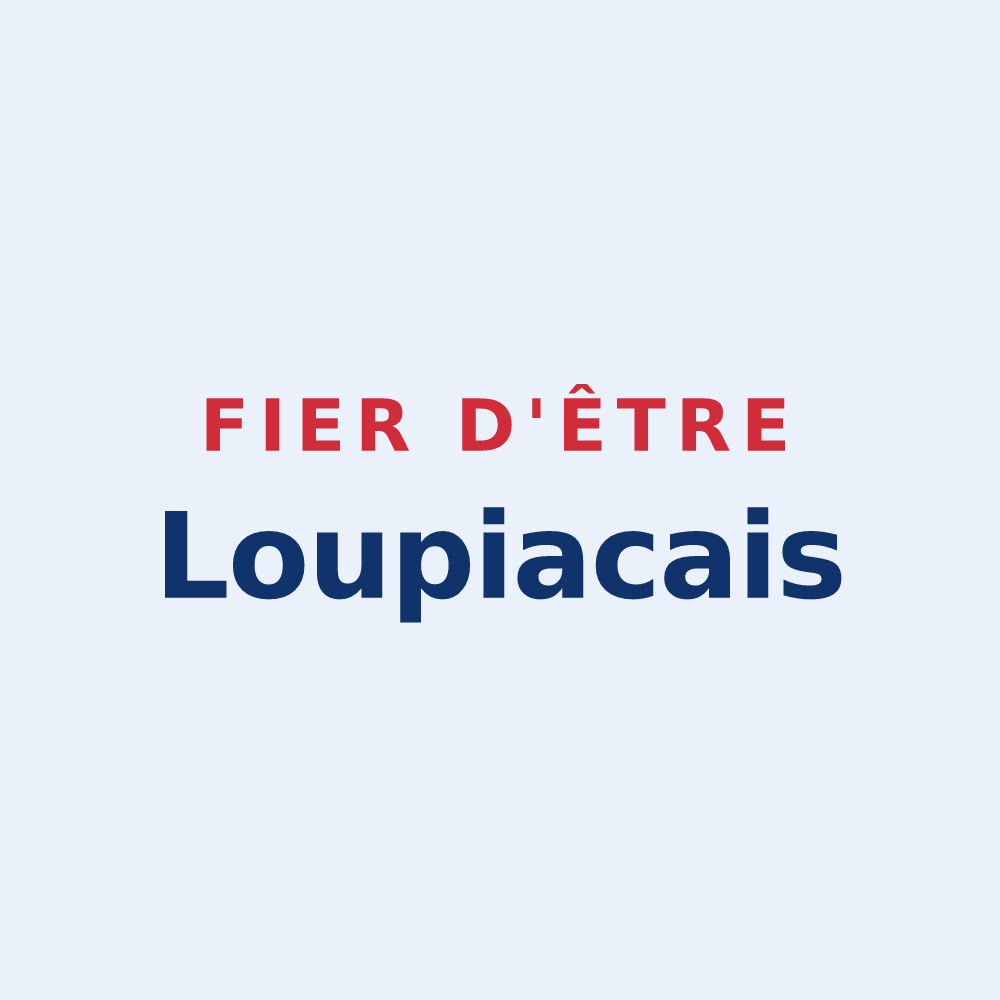 Sticker « Fier d'être Loupiacais » — design pour Loupiac