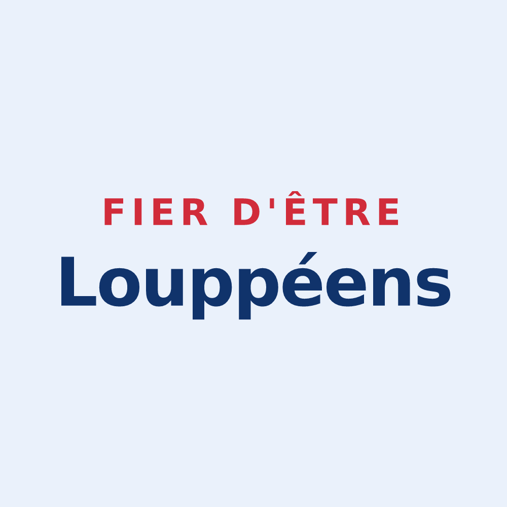 Sticker « Fier d'être Louppéens » — design pour Louppy-le-Château